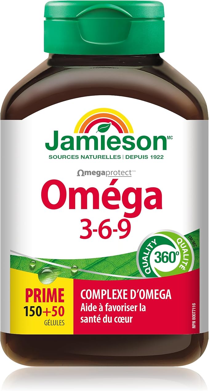 Jamieson Nature's Finest Omega 3-6-9 200 capsules