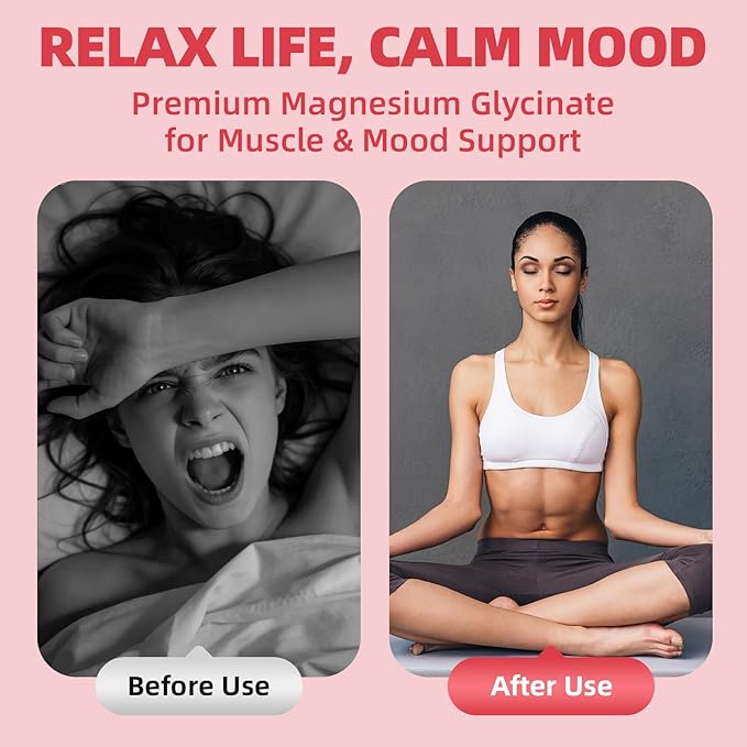 Magnesium Glycinate Liquid with Chamomile Hawthorn &amp Ginger for Stress Relief and Digestive Comfort Fast Absorption Non-GMO Vegan Formula Sugar Free Strawberry Flavor 2 Fl OZ