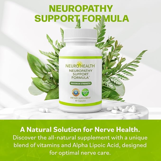 Nerve Support Formulawith B Vitamins &amp Alpha Lipoic Acid &amp Miracle Nerve Cream for Neuropathy - Maximum Strength Turmeric &amp Arnica Blend for Comprehensive Neuropathy Support