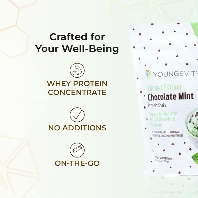 Youngevity Chocolate Mint Protein Shake