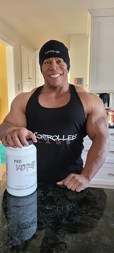 CONTROLLED LABS PROmore Protein Powder (27 Servings) - 24g Protein Per Scoop - 94% Sugar-Free Premium Smooth-Drink Formula (Chocolate Ice Cream Sundae) (27 Servings Chocolate Ice Cream Sundae)