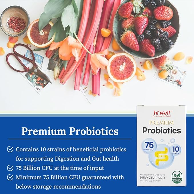 Hi Well Premium Probiotics 60Vegetarian Capsules