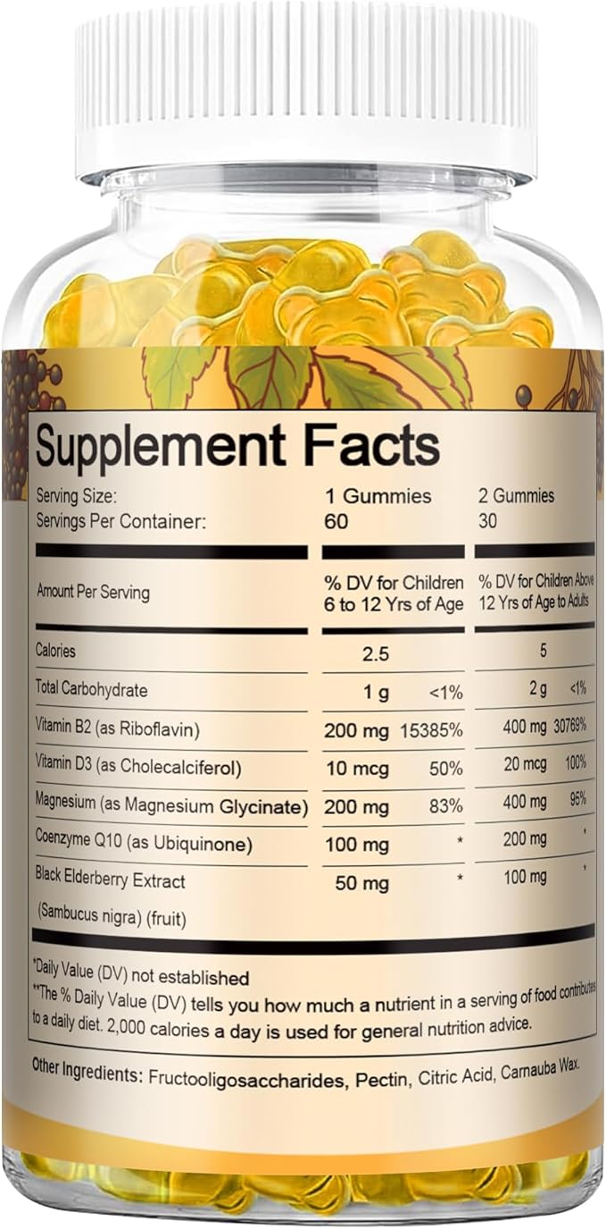 Multivitamin Filled Gummies for Women - Strawberry Flavor &amp Vitamin B2 Gummies - Natural Flavor