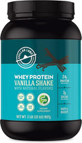 Stellar Labs Whey Protein Powder with BCAA's &amp Whey Isolate | Certified Low FODMAP Non GMO Gluten Free Soy Free Low Carb Keto with Stevia | All Natural Lean Post Workout Shakes | Vanilla