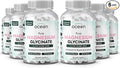 Organics Ocean Pure Magnesium Glycinate with Zinc - Maximum Strength Chelated Magnesium Supplement for Women and Men for Muscle Cramps and Sleep Support - 6 Bottles