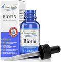 HoneyCombs Liquid Biotin for Hair Growth Drops High Potency Biotin Liquid Vitamin B7 500 Percent DV Vegan Sublingual Biotin Liquid Drops for Adults and Kids 36 Serving Bottle Made in USA