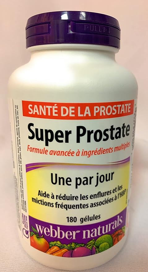 Webber Naturals Super Prostate One Per Day 180 softgels