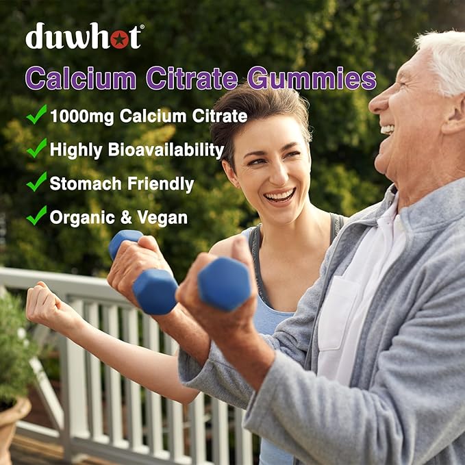 Calcium Citrate Gummies Chewable Calcium Citrate 1000mg for Bone Muscle &amp Immune Support Ultimate Absorption Calcium Supplements for Women &amp Men Blueberry 60 Chews