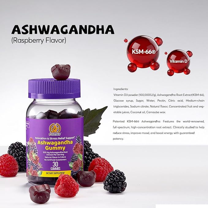 Women's Multivitamin Gummy Pack 3 Support for Hair Skin Nails Sleep Daily Health Vitamins A D C E Biotin Ashwagandha Folic Acid Adult Chewable Vitamin Berry Flavor 15 Day Supply - 90 Count