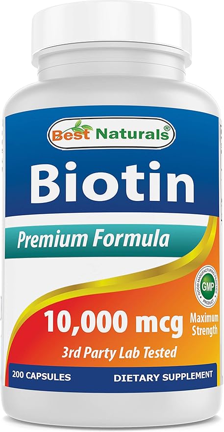 Best Naturals Biotin 10000 Mcg &amp NAC - N Acetyl Cysteine 600 mg