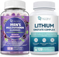 Men’s Multivitamin Gummies + Lithium Orotate Complex 2 Pack Bundle