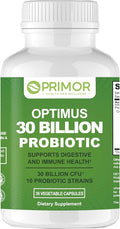 30 Billion Probiotics – 10 Strains | Vegan Non-GMO | Healthy Gut - Supports Digestive – Occasional Constipation Diarrhea Gas &amp Bloating. for Women &amp Men | 30 Count