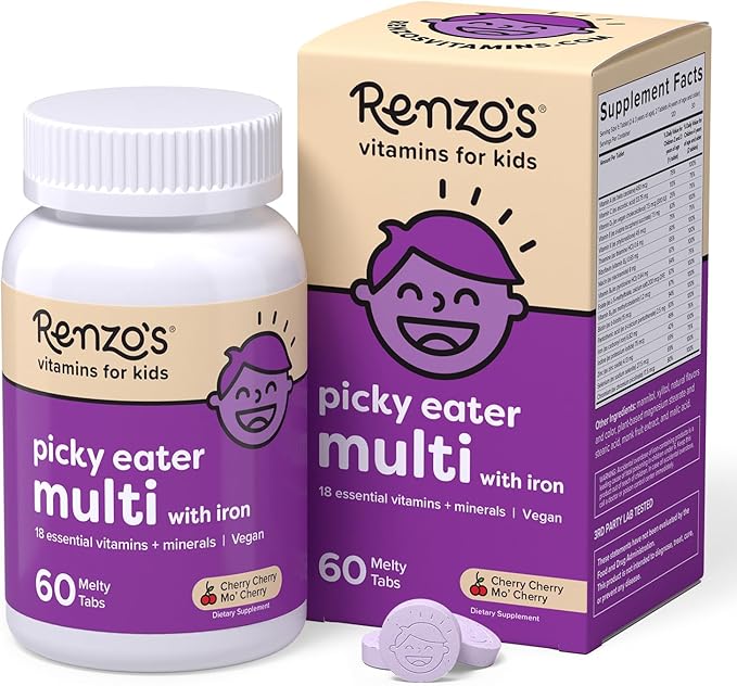 Renzo's Vitamins Immunity Builder Bundle - Vitamin C with Elderberry &amp Zinc for Immune Support Picky Eater Kids Multivitamin and Vitamin D3