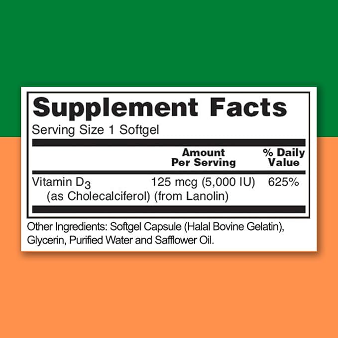Zaytun Halal Vitamin D3 + Magnesium Glycinate 300mg Bundle Supports Muscle Function Energy Balance Bone Strength Non-GMO Gluten Free Made in USA