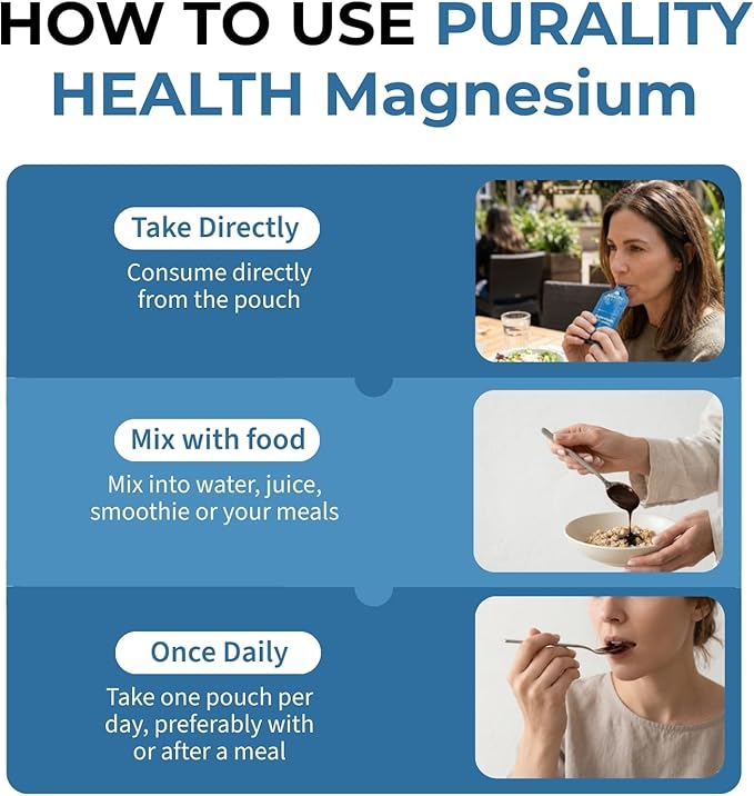PURALITY HEALTH Micelle Liposomal Magnesium - Enhanced Absorption - Liquid Magnesium Bisglycinate Vitamin Supplement Vegan Non-GMO Supplement for Bones Muscles &amp Daily Wellness - 30 Days Gel Pa