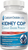 KIDNEY C.O.P. Calcium Oxalate Protector 120 Capsules Patented Kidney Support for Calcium Oxalate Crystals Stop Recurrence