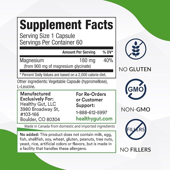 Healthy Gut Tributyrin-X Biome Builder 30 Softgels and Magnesium-HP 60 Capsules