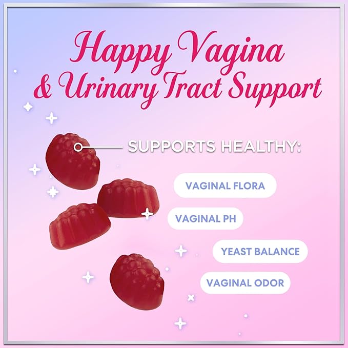 Probiotics for Women Gummies with Cranberry - 6 Premium Strains for PH Balance Digestive Health Vaginal &amp Immune Support 3 Billion CFU Women's Probiotic Gummy for Feminine Health - 120 Gummies
