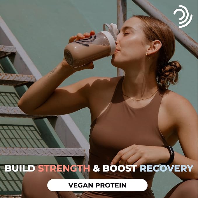 Vegan Protein &amp Creatine Bundle Chocolate Pea &amp Brown Rice Protein Powder + Unflavored Creatine Monohydrate Low Carb Gluten Free Sugar Free Muscle Recovery &amp Performance Support