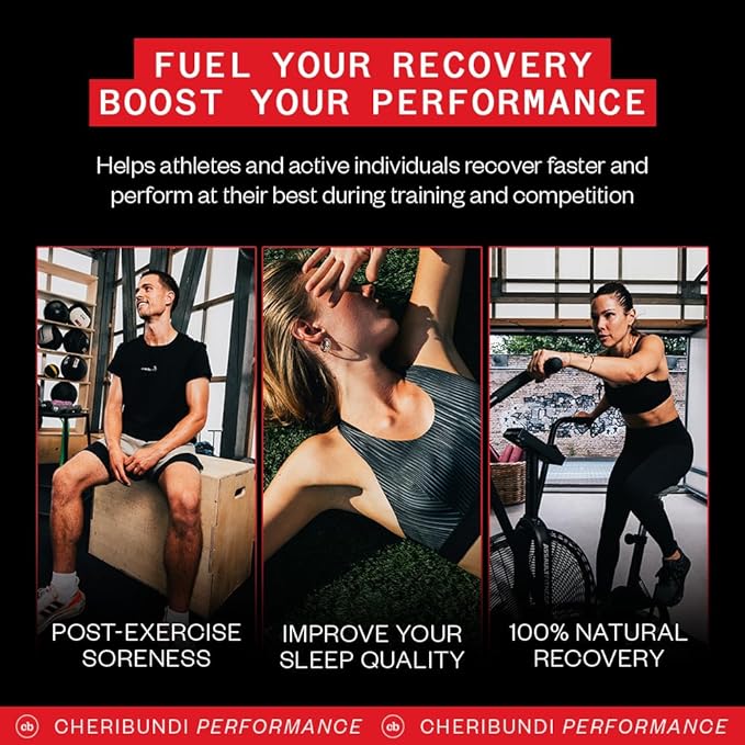 Cheribundi Tart Cherry Juice Protein | Tart Cherry Juice with Whey Protein | Athletes Recovery Drink | Promotes Restorative Sleep Muscle Recovery &amp Boosts Athletic Performance | 8 floz (24 Pack)