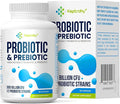 Probiotics for Women &amp Men 300 Billion CFU Probiotics from 12 Strains + Organic Prebiotics Blend for Daily Digestive Immune Gut Bloating Gut Health for Women &amp Men Shelf Stable - 60 Caps