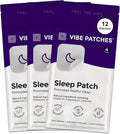 Sleep Patch | Wearable Wellness with Melatonin Magnesium and L-Theanine | Long Lasting Patch for 8-10 Hours | Vegan &amp Latex Free | 4 Patches Per Pack 3 Pack