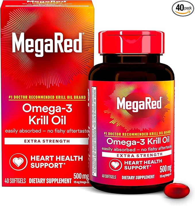 Schiff MegaRed Softgels Extra Strength 45 Count
