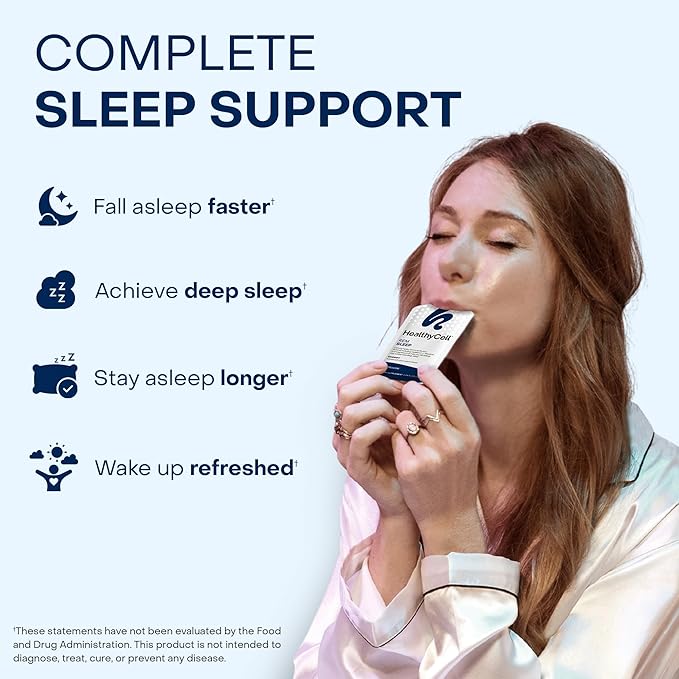 Healthycell REM Sleep Aid Supplement + Bioactive Multivitamin for Women &amp Men Bundle