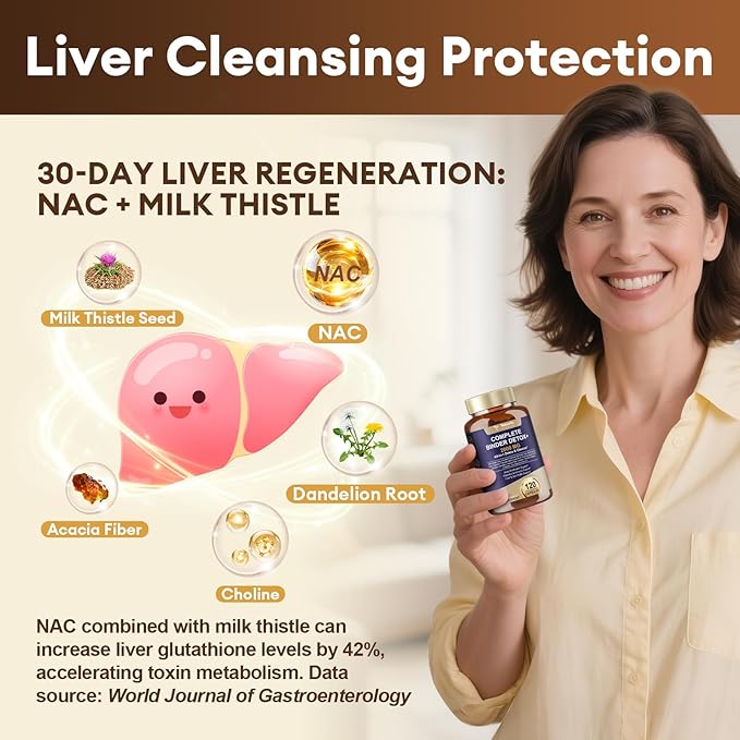 2Pack 2000MG Complete Binder Detox+ Activated Charcoal Zeolite Bentonite Clay NAC Milk Thistle Probiotic All-in-1 Detox &amp Cleanse Supplement Liver &amp Gut Support 240 Capsules