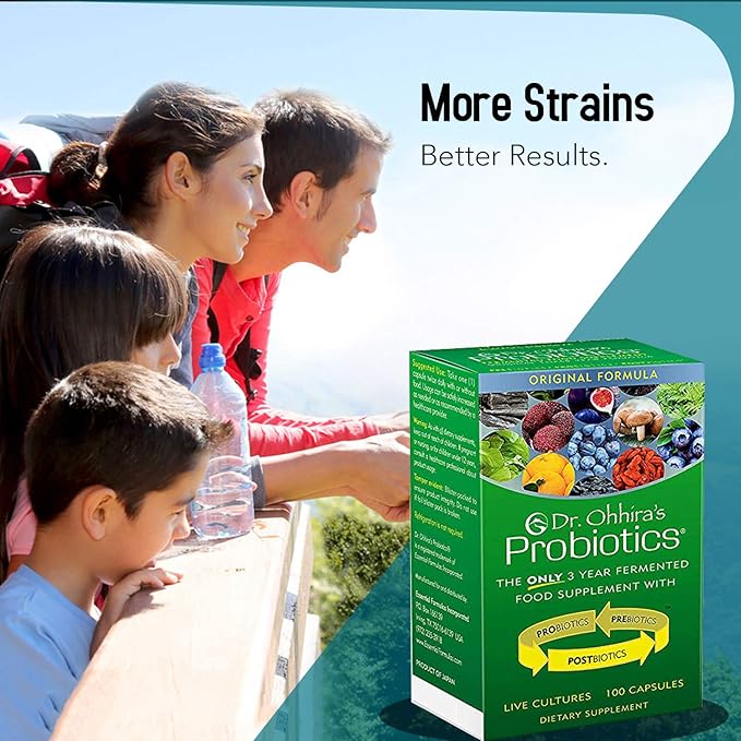 Dr. Ohhira's Probiotics Daily Original Formula 100 Caps with Bonus 10 Capsule Travel Pack No Refrigeration Non-GMO