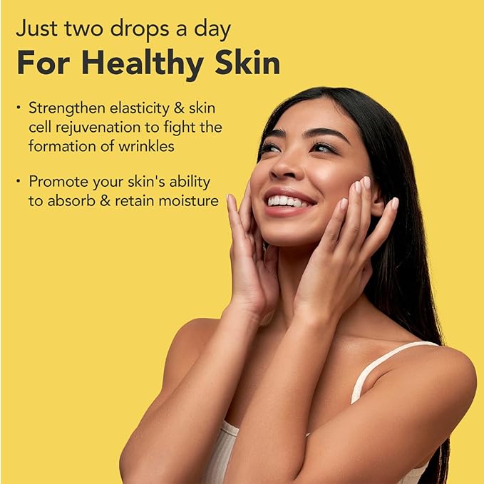 Super Natural Goods Liquid Biotin &amp Collagen 70000mcg Hair Growth Vitamin Drops - Radiant Skin Strong Nail Support - High Potency Hair Loss Supplement for Damaged Strands for Men &amp Women (4