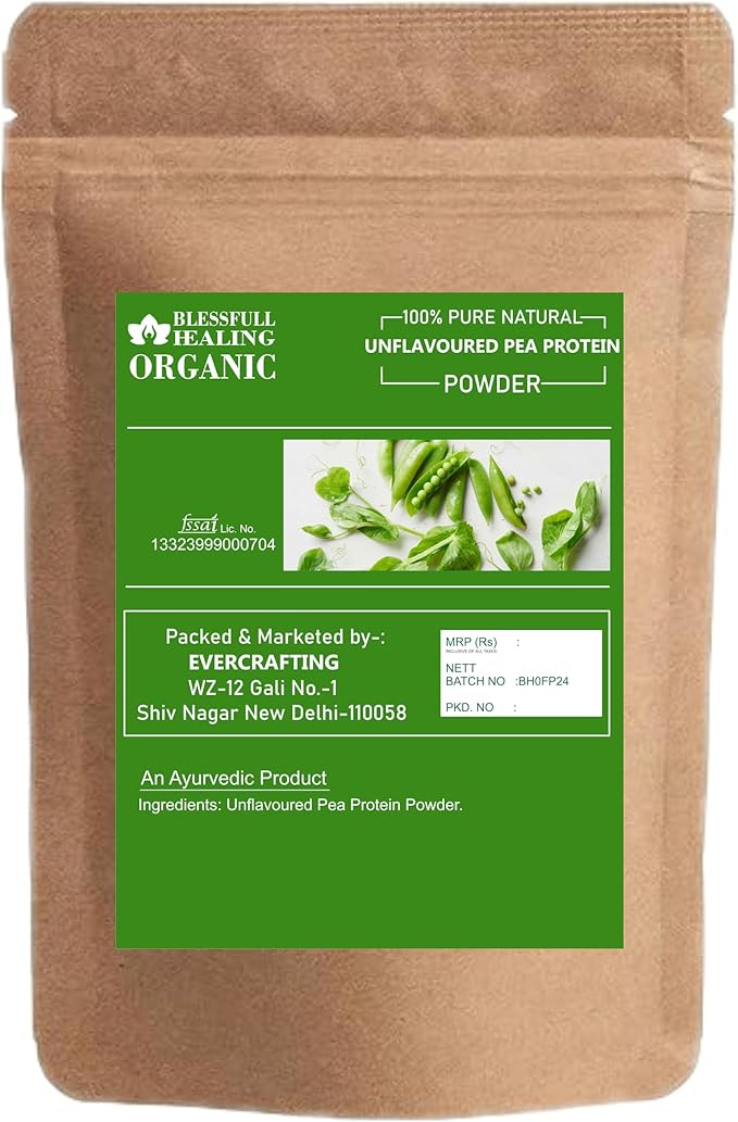 Organic Unflavoured Pea Protien Powder 100% Pure Natural 200 Gram / 7.05 oz