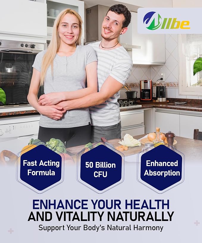 ProbioCan - Probiotic 50 Billion CFU (60 Servings) 11 Strains of Lactobacillus &amp Bifidobacteria Supports Digestive Health &amp Immune Function Probiotics for Women &amp Men - Pack of 1