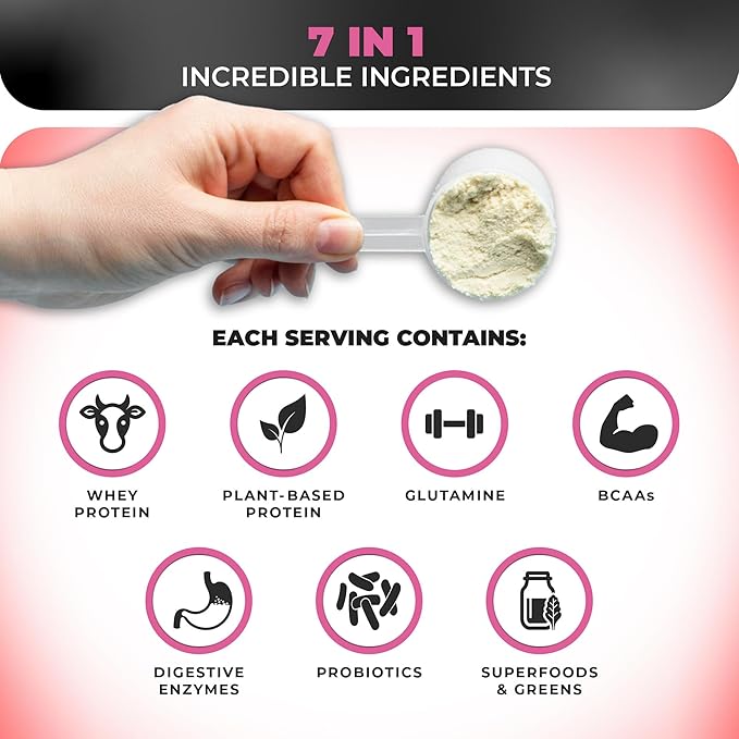 Nutrology TRIPACT Protein Powder 7-in-1 Meal Replacement Shake Superberry (40 Servings) Greens &amp Fruits Powder-Naturally Sourced Superfood Vanilla Cinnamon (30 Servings)