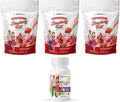 90-Day Bariatric Vitamin Bundle by BariatricPal (Multivitamin ONE 1 per Day! Iron-Free Capsule and Calcium Citrate Soft Chews 500mg with Probiotics - Strawberry Twist)