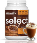 PEScience Select Cafe Protein Coffee Flavored Powder 100mg Caffeine 20g Iced Protein Coffee Powder or Creamer - Caramel Macchiato 20 Servings