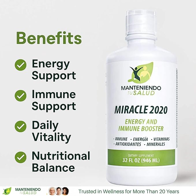 Miracle 2020 Liquid Multivitamin 32 Oz 32 ONZ