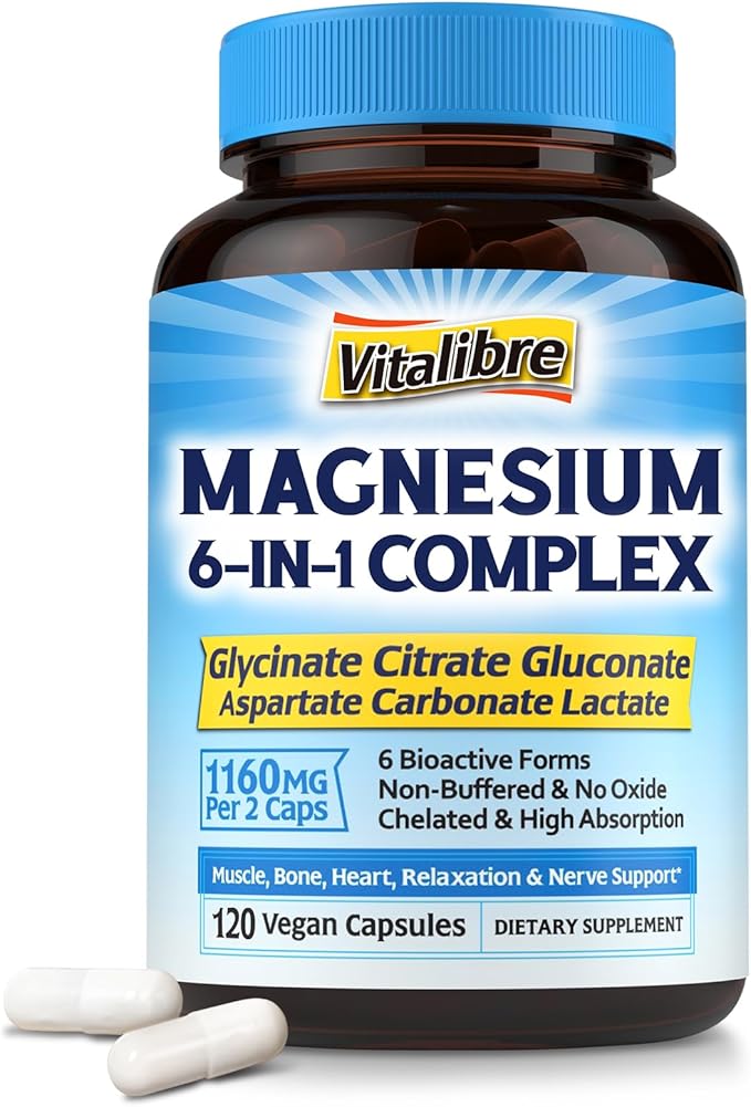 Women's Probiotics 100 Billion CFU 30 Capsules &amp Magnesium Complex Supplement 6 in 1 120 Capsules