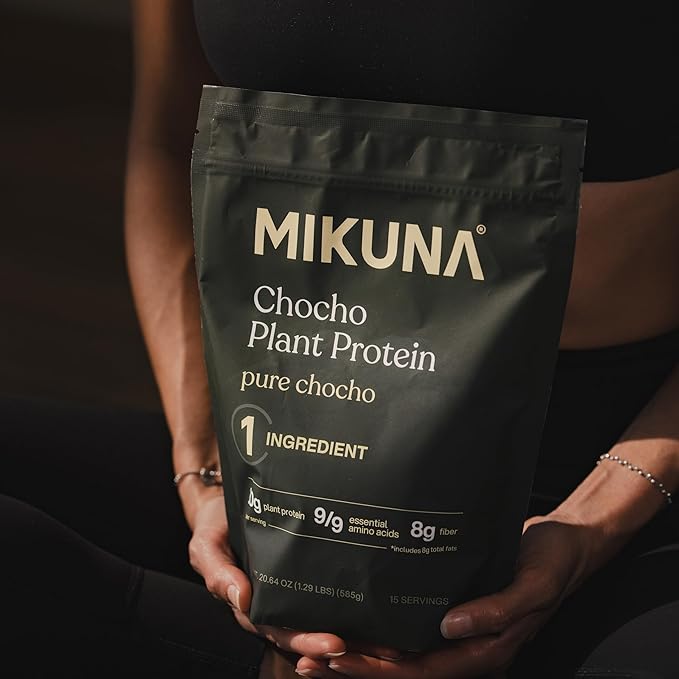 Mikuna Vegan Protein Powder (Unflavored 15 Servings) - Plant Based Chocho Superfood Protein - Dairy Free Protein Powder Packed with Vitamins Minerals &amp Fiber - Gluten Keto &amp Lectin-Free