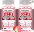 2 Pack Liposomal Vitamin 20000IU D3 + 400mcg K2 SupplmentComplex Magnesium Glycinate Malate &amp Citrate Calcium Zinc Rich In Vitamins B &amp C Stress Relief Relaxation &amp Bone Support fo