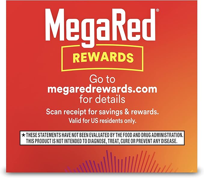 MegaRed - Omega-3 Krill Oil 350mg Softgels (130 Count in A Bottle) EPA &amp DHA Omega-3 Fatty Acids with No Fishy Aftertaste Unlike Fish Oil Contains Antioxidant Astaxanthin