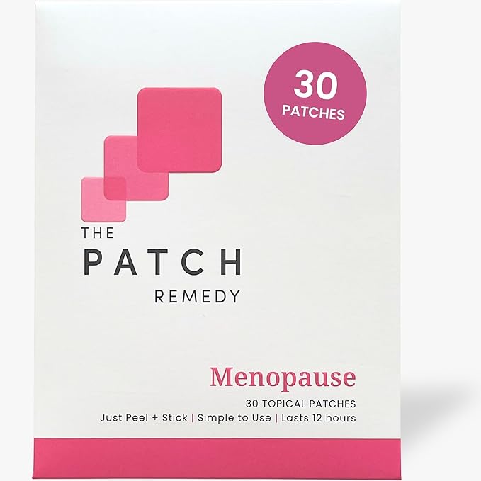 The Patch Remedy Menopause Patch | Black Cohosh Damiana Valerian Ginger | 30 Patches