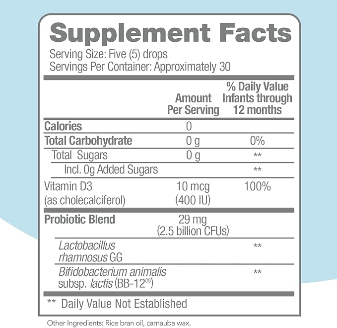 Culturelle Baby &amp Kids Probiotics with Vitamin D 30 Count Immune &amp Digestive Support for Ages 0-12 Months and 3+ Years