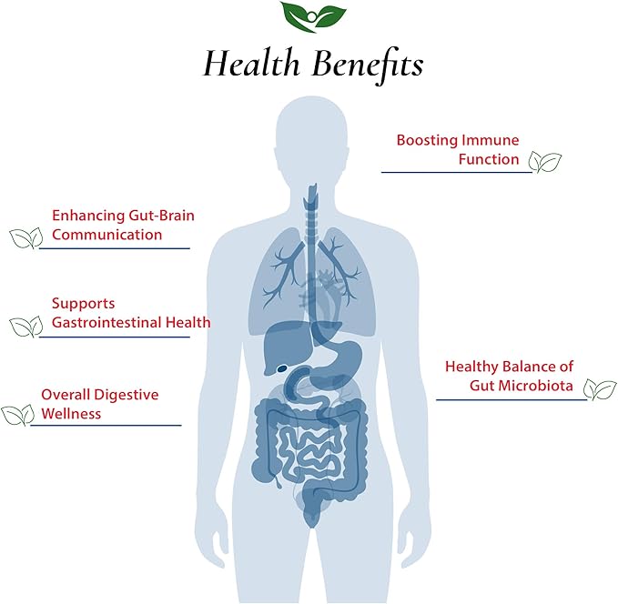 Foods For Gut Bifidobacterium Bifidum Probiotic Powder 100 Billion cfu's | Made in USA | No Additives | Digestive &amp Immune Support | High Potency | B. Bifidum | 60 Grams (2.11 Oz)