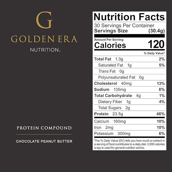 Whey Protein Compound Powder Cookies and Cream Flavor Gluten-Free 5 Pounds