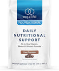 Equilife Daily Nutritional Support All-in-One Multivitamin Meal Replacement Pure Chocolate Flavor 15G Plant Protein Supports Overall Wellness Including Energy Digestion &amp Skin 14 Servings