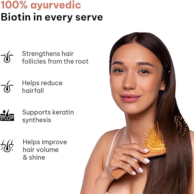 Vitals Biotin (90 Tablets) | Supplement for Hair Growth Strong Hair and Glowing Skin Fights Nail Brittleness