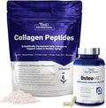 1MD Nutrition Bone Support Bundle - Includes Collagen Peptides and OsteoMD for Comprehensive Bone Support