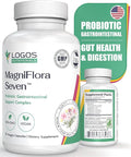 MagniFlora Seven Probiotic 5 Billion CFU - 60 Vegan Capsules 7 Strain Blend for Digestive Health Immune Boost Probiotic Supplements for Men &amp Women