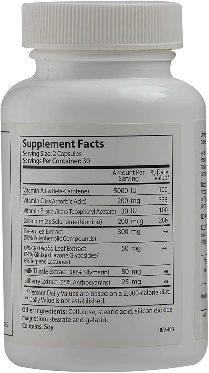 Timeless Prescription - Oxygen Extreme Anti-Aging Skin Care Maximum Defense &amp Antioxidant Maintain Cardiovascular Health Skin Health Market America (30 Servings)
